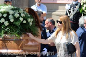 Viterbo - I funerali di Nadia Benedetti