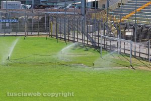 Sport - Calcio - Viterbese - I lavori all'Enrico Rocchi