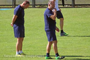 Sport - Calcio - Viterbese - Giovanni Cornacchini e il suo vice Renzo Tasso