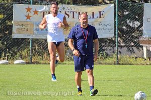 Sport - Calcio - Viterbese - Giovanni Cornacchini, alle sue spalle Matias Cuffa