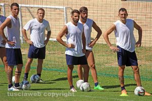 Sport - Calcio - Viterbese - Da sinistra: Pacciardi, Mazzolli, Boldrini, Dalmazzi e Dierna