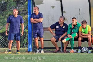 Sport - Calcio - Viterbese - La panchina gialloblù