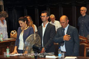 Viterbo - Il minuto di silenzio per Nadia Benedetti in consiglio comunale