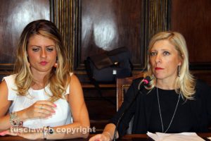 Viterbo - L'assessora Alessandra Troncarelli e Barbara Sensi
