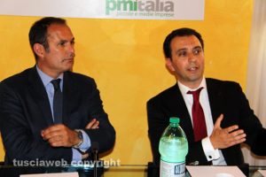 Viterbo - Federlazio - Il sindaco di Montalto Caci e Marco Fragale (Enel)