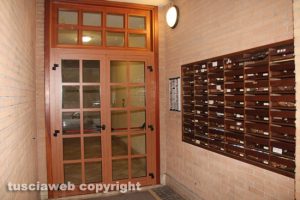 Tragedia di Orte Scalo - L'ingresso del palazzo