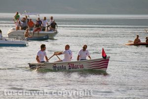 Ronciglione - Lago di Vico - Il palio delle barche 2016