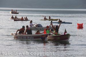 Ronciglione - Lago di Vico - Il palio delle barche 2016