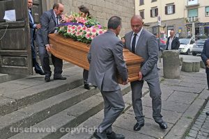 Viterbo - I funerali di Agnes Verano