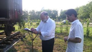 Tarquinia - Semi di pace - Valentini in visita al Labirinto della memoria