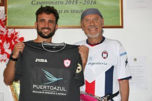 Sport - Calcio - Monterosi - Matteo Pero Nullo con il presidente Luciano Capponi