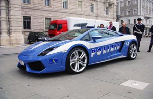 La Lamborghini della polizia 