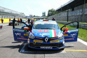 Il pilota viterbese Gustavo Sandrucci a Monza 