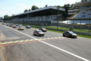 Il pilota viterbese Gustavo Sandrucci a Monza 