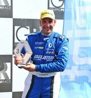 Il pilota viterbese Gustavo Sandrucci a Monza 