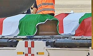 Strage di Dacca - Il rientro delle salme a Ciampino