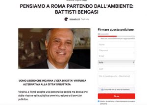 Bengasi Battisti assessore - La petizione online