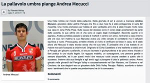 I messaggi in ricordo di Andrea Mecucci