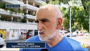 Viterbo-Civita Castellana-Roma - Il servizio de La 7 - Massimo Dionisi (Orsa)