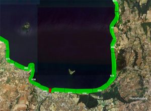 Lago di Bolsena - Mappa balneazione Arpa a MontefiasconeLago di Bolsena - Mappa balneazione Arpa a Montefiascone