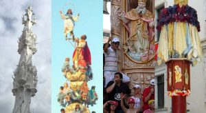 Macchine a spalla - Macchina di santa Rosa - Varia di Palmi - Gigli di Nola - Candelieri di Sassari