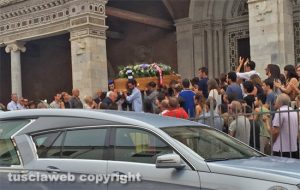Civita Castellana - Il funerale di Andrea Mecucci