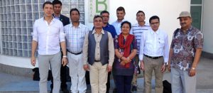 Viterbo - La delegazione del Nepal all'Unitus