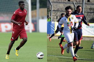 Sport - Calcio - Viterbese - Abou Diop e Luca Belcastro