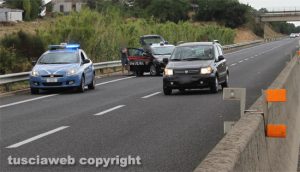 Viterbo - Scontro sulla superstrada