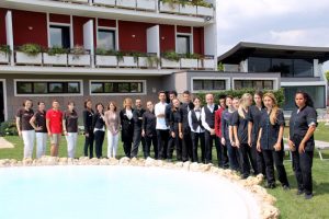 Lo staff dell'Hotel salus terme
