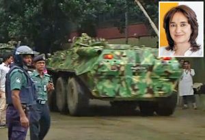 Strage di Dacca - L'intervento dei militari - Nel riquadro Nadia Benedetti
