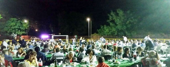 Viterbo - La cena di mezza estate della fondazione Oltre noi