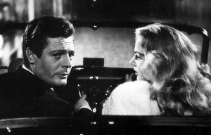 La Dolce VIta - Mastroianni ed Ekberg a bordo della Spider
