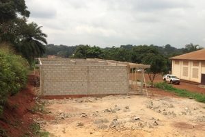 I lavori di costruzione dell'istituto "Saint Jean"