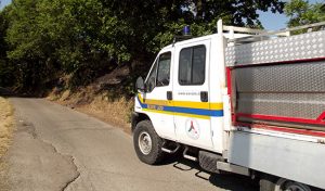 Incendi, i volontari dell'Asvom al lavoro