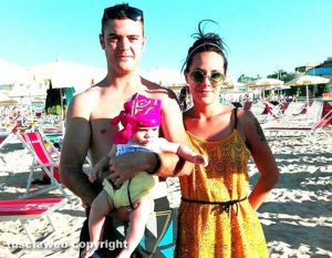 Luca Schinoppi, Serena Moroni e la figlia Diletta