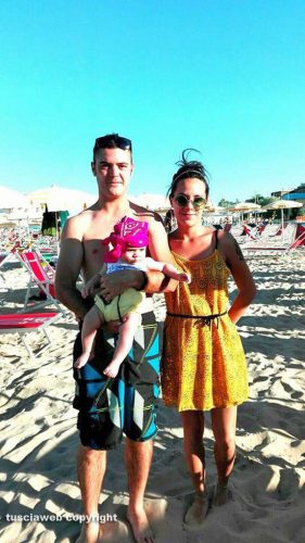 Luca Schinoppi, Serena Moroni e la figlia Diletta