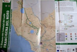 Via Francigena del Nord La cartina della regione sbagliata