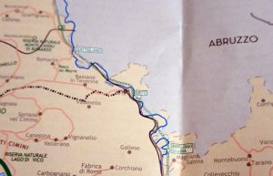 Via FVia Francigena del Nord - La cartina della regione sbagliatarancigena del Nord La cartina della regione sbagliata