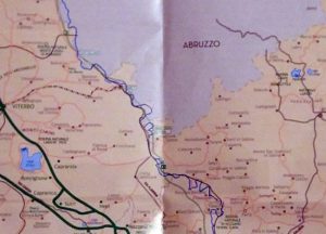Via Francigena del Nord La cartina della regione sbagliata