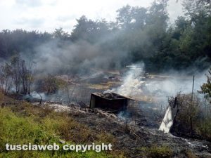 Fabrica di Roma - Incendio all'ex stazione
