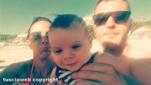 Serena Moroni , Luca Schinoppi e la figlia Diletta