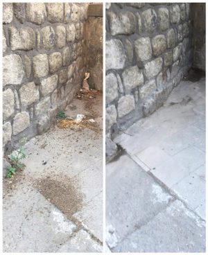 Viterbo cleanup pulisce porta S. Pietro e zone limitrofe