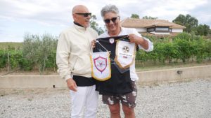 Incontro tra il presidente del Monterosi Fc Luciano Capponi e quello del Crotone Raffaele Vrenna