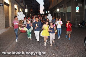 Viterbo - La fiaccolata in ricordo di Giuseppe Centamore