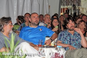 Sport - Calcio - Euro 2016 - I viterbesi seguono Italia-Germania in piazza