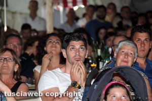 Sport - Calcio - Euro 2016 - I viterbesi seguono Italia-Germania in piazza