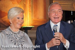 Anna Fendi e Gianni Letta