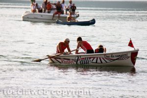 Ronciglione - Lago di Vico - Il palio delle barche 2016 - La contrada la Valle
