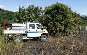 Incendi, i volontari dell'Asvom al lavoro 